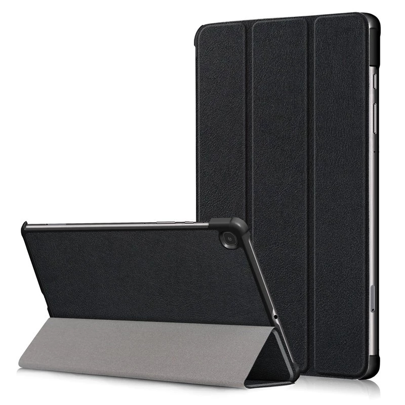 Capa Case Para Samsung Galaxy Tab S6 Lite 10.4” SM-P610/P615/P613/P619/P620 Com Função Sleep - COR PRETO
