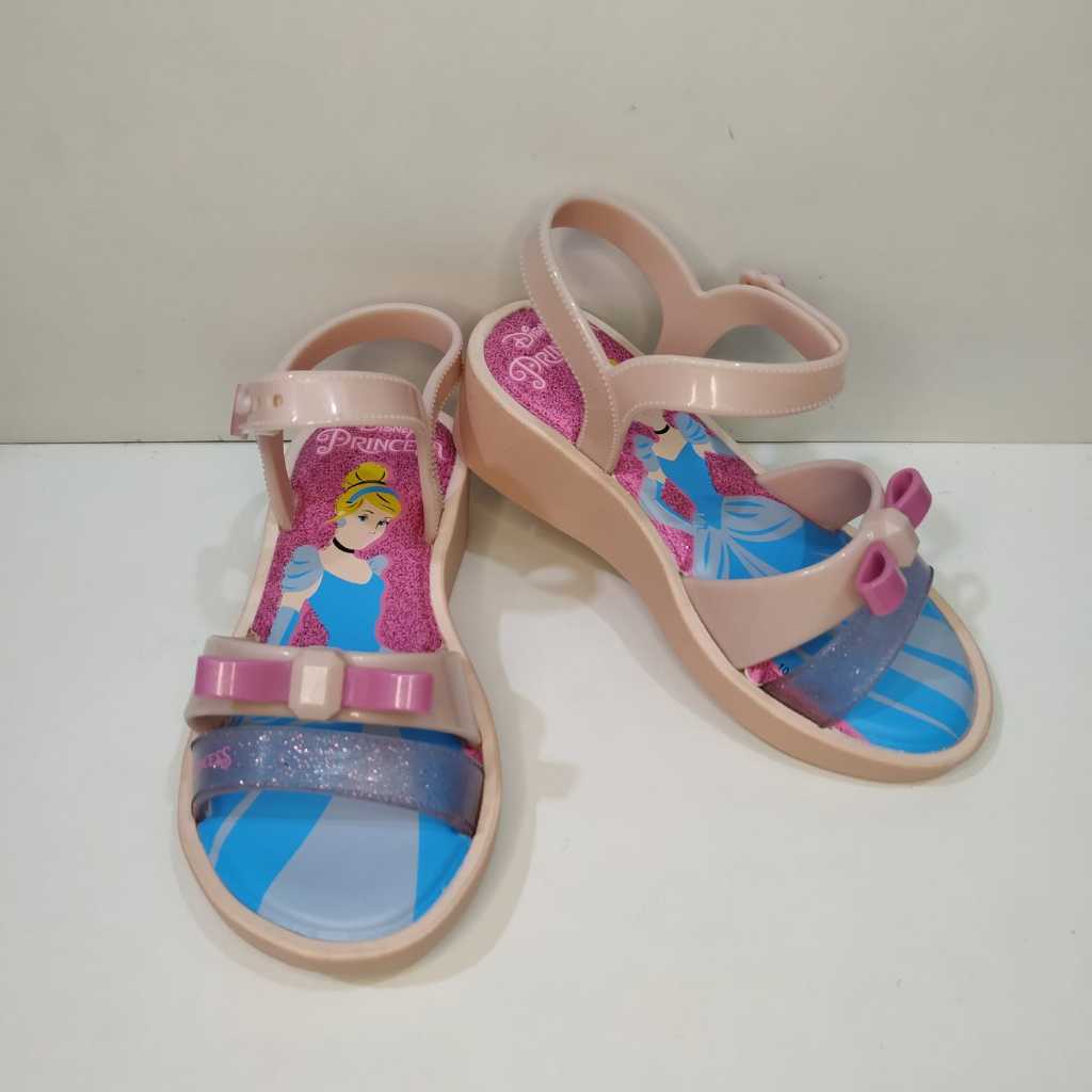 Sandália Anabela das Princesas Infantil Grendene Disney Trend