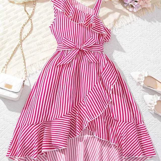 Vestido Godê Infantil Menina no Tecido Duna