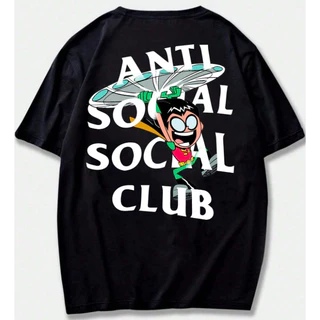 Camiseta Algodão Anti Social Club Jovens Titãs