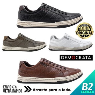 Sapatênis Democrata Denim Jay Masculino 100% Original Com Nota Fiscal e Garantia
