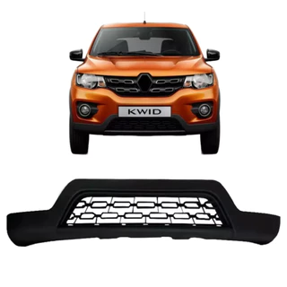 Grade Spoiler Inferior Renault Kwid 2017 2018 2019 2020 Preta