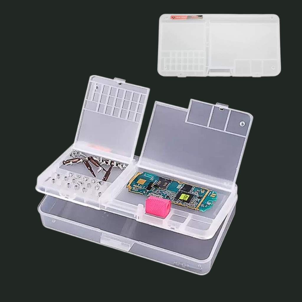 Organizador De Componetes Parafusos Placas E Acessórios Para Manutenção De Celulares