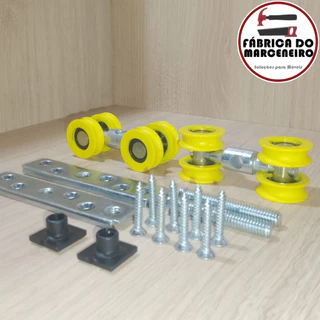 Roldana Côncava Dupla p/ porta correr 80Kg RNC04031 (PAR)