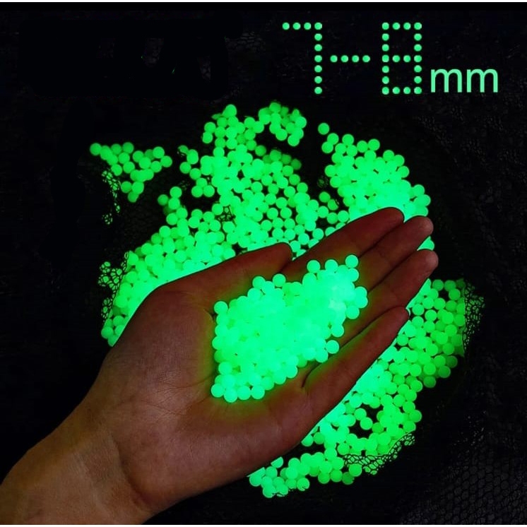 Kit Bolinhas Orbeez De Gel Cresce na água e brilha no escuro para arma e vasos