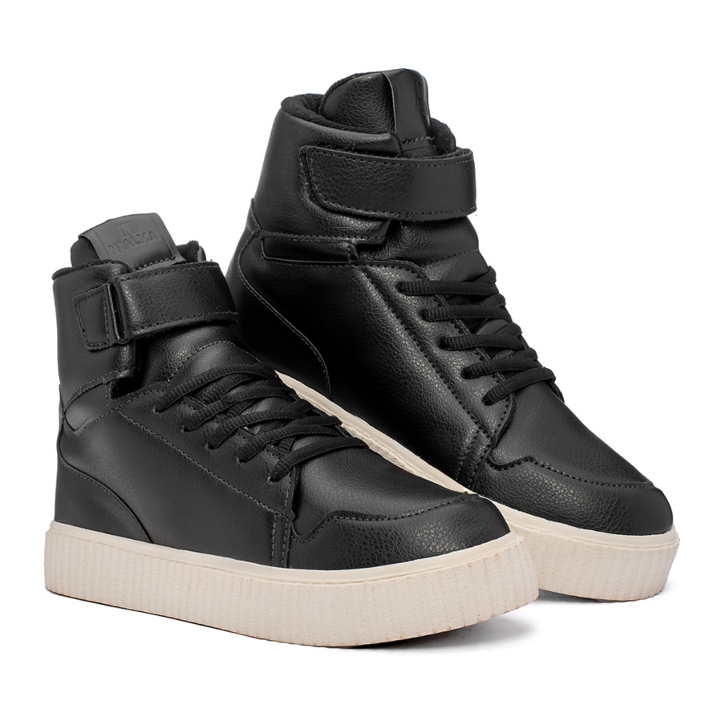 Tenis Feminino Cano Alto Casual Botinha Confortavel