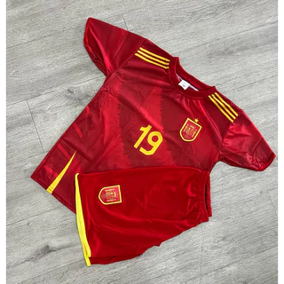 Kit conjunto infantil Espanha camisa e shorts bordados
