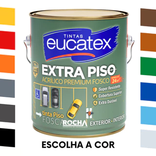 Tinta Extra Piso Calçada Estacionamento 3,6L - Eucatex