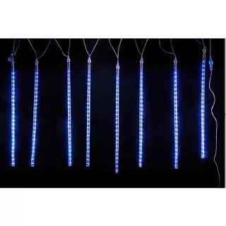 Cascata Bastão Led Chuva De Meteoro Natal Snowfall 8 Tubos 50cm 3m Decoração Natal Festas Eventos ((( 110 v )))