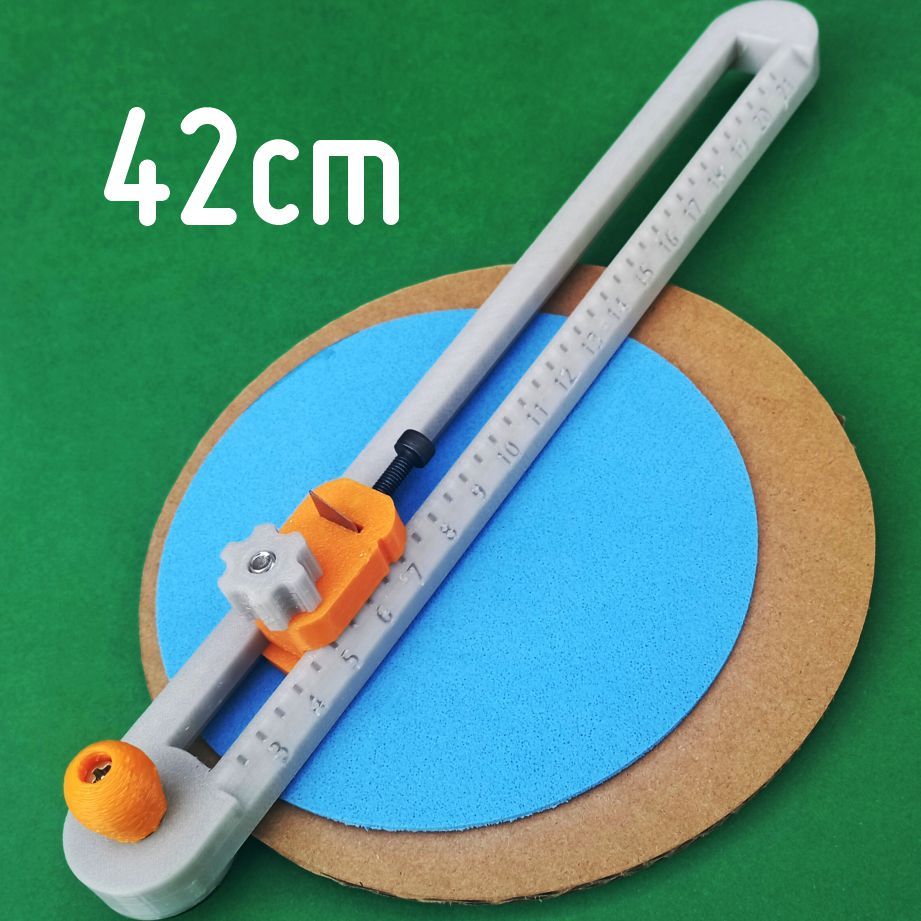 Cortador circular régua círculo corte redondo scrapbook