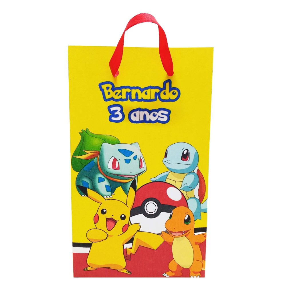 Sacolinha Personalizada Pokemon