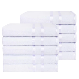 Kit 10 Toalhas De Banho Hotel, Pousada, Hostel 100% Algodão - Linha Lyra