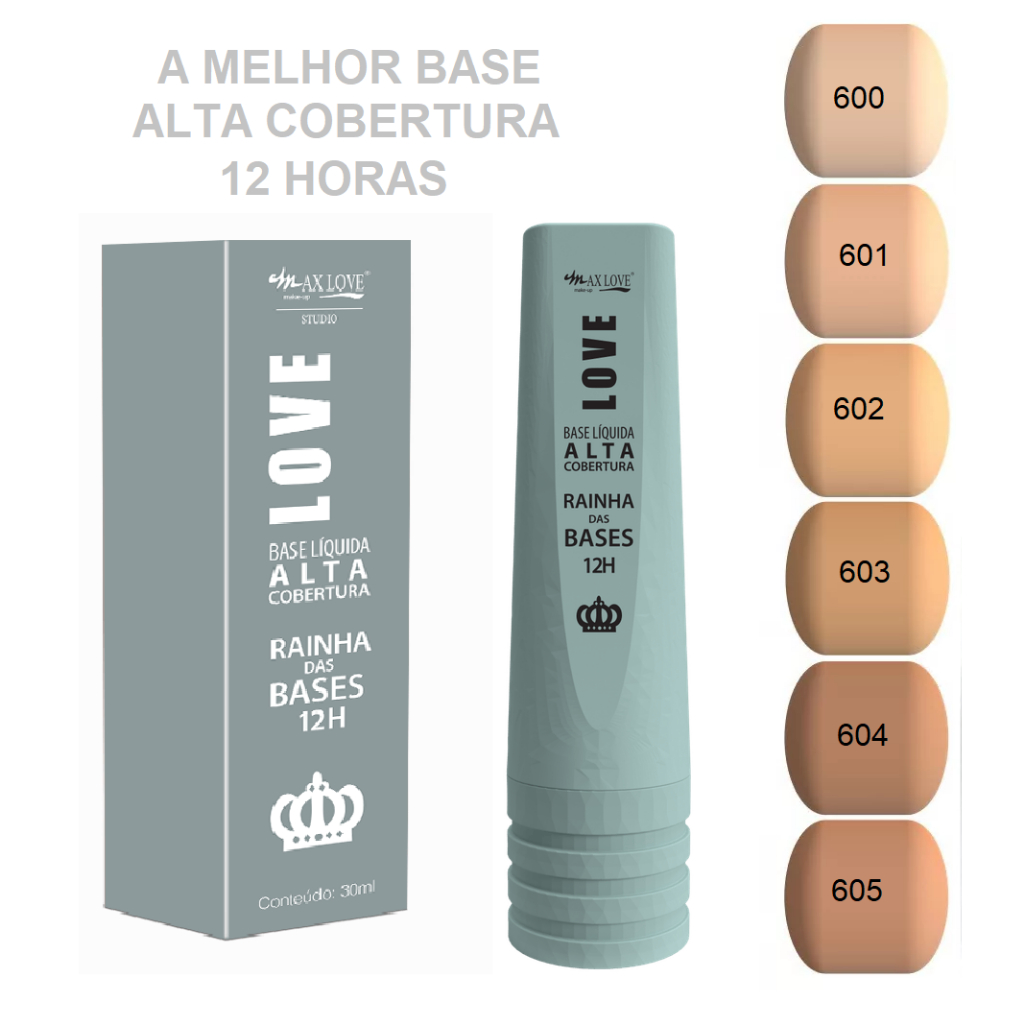 Rainha da Bases Alta Cobertura Lançamento 12 Horas A Melhor Base Max ...