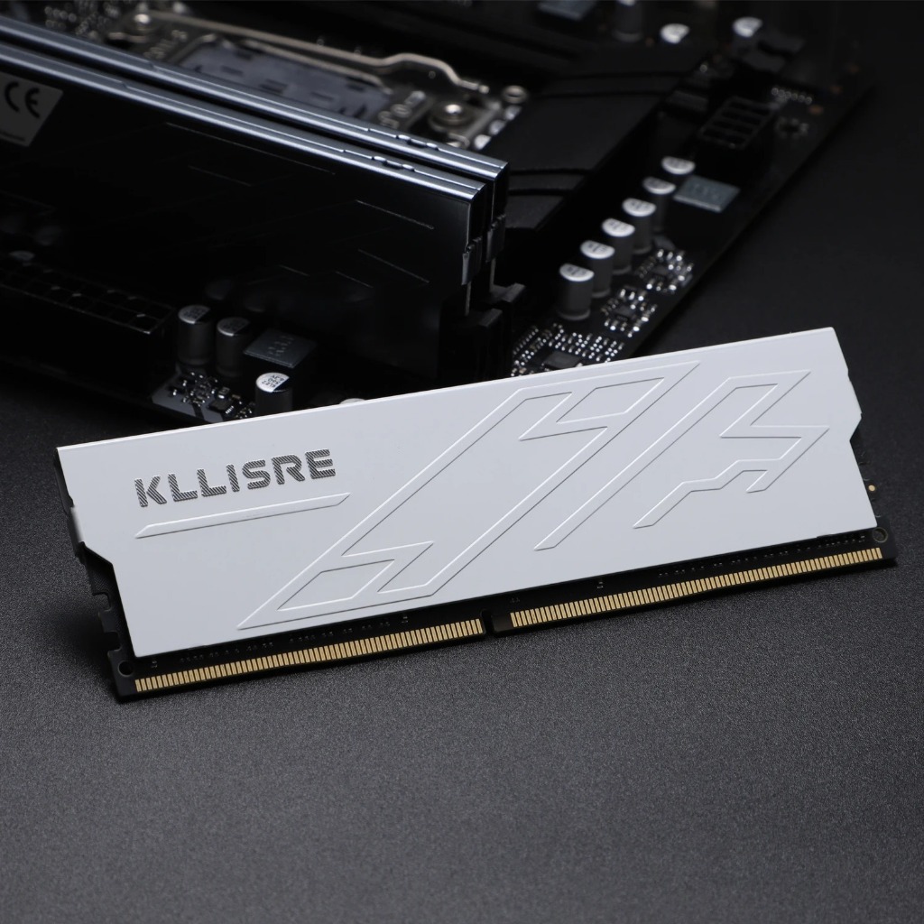 Memória Ram Kllisre 32GB (2X16) 3200Mhz DDR4 Branca Sem RGB
