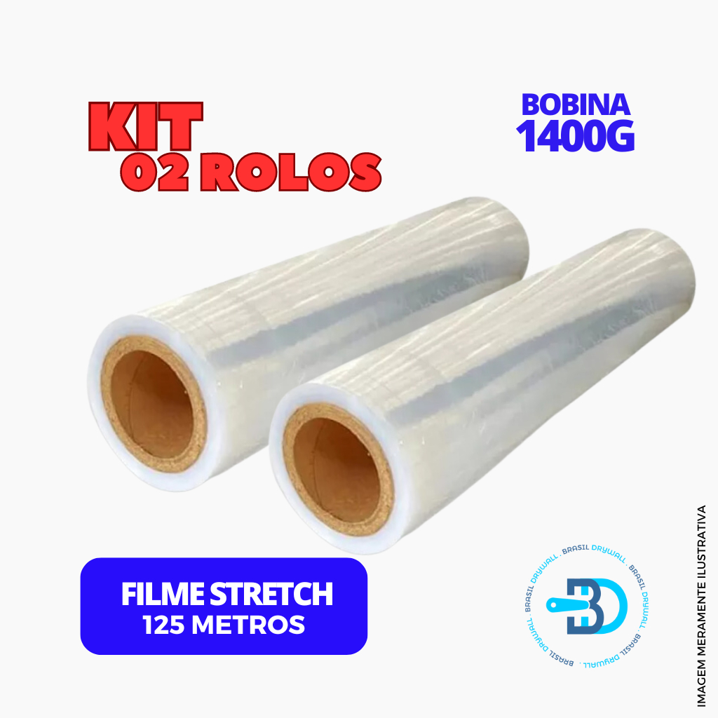 FILME STRETCH Embalo 125METROS | Shopee Brasil