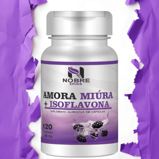 Amora com Isoflavona 100% Pura 120 cápsulas 500 MG em Oferta na Shopee