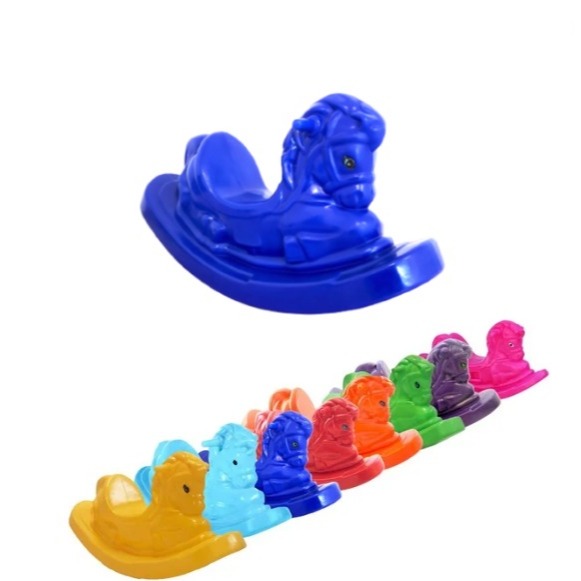 Cavalinho-Gangorra de Plástico para Parquinho - Brinquedo Infantil ...