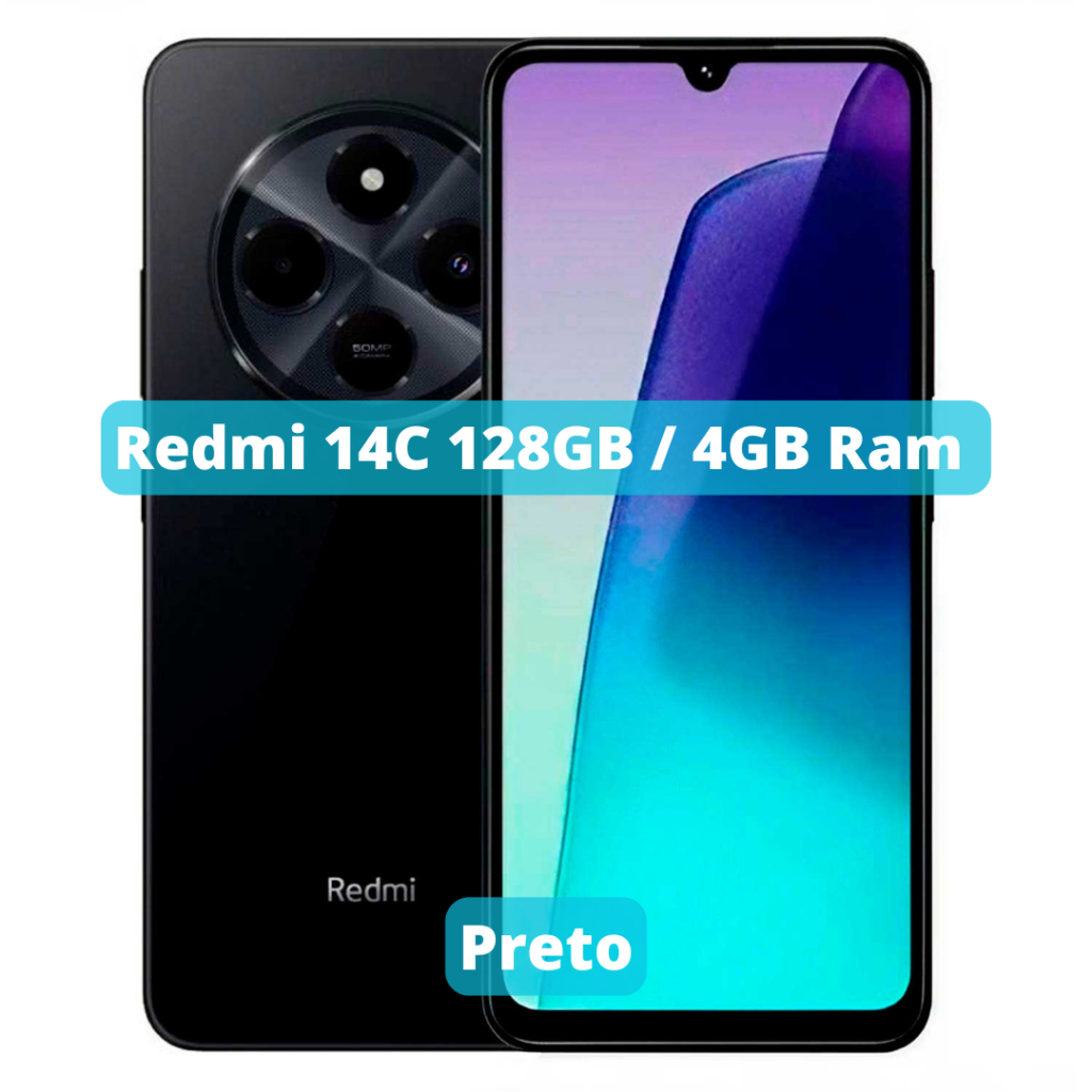 Xiaomi Redmi 14C | Câmera 50MP, Processador Helio G81-Ultra