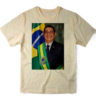 Camiseta Algodao Zeca Pagodinho Presidente Engraçada Unissex