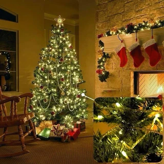 110V Pisca Pisca De Led Luz Multiuso Luzes Decoração Janela 100 Leds 10 Metros