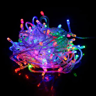 220V Pisca Pisca De Led Luz Multiuso Luzes Decoração Janela 100 Leds 10 Metros