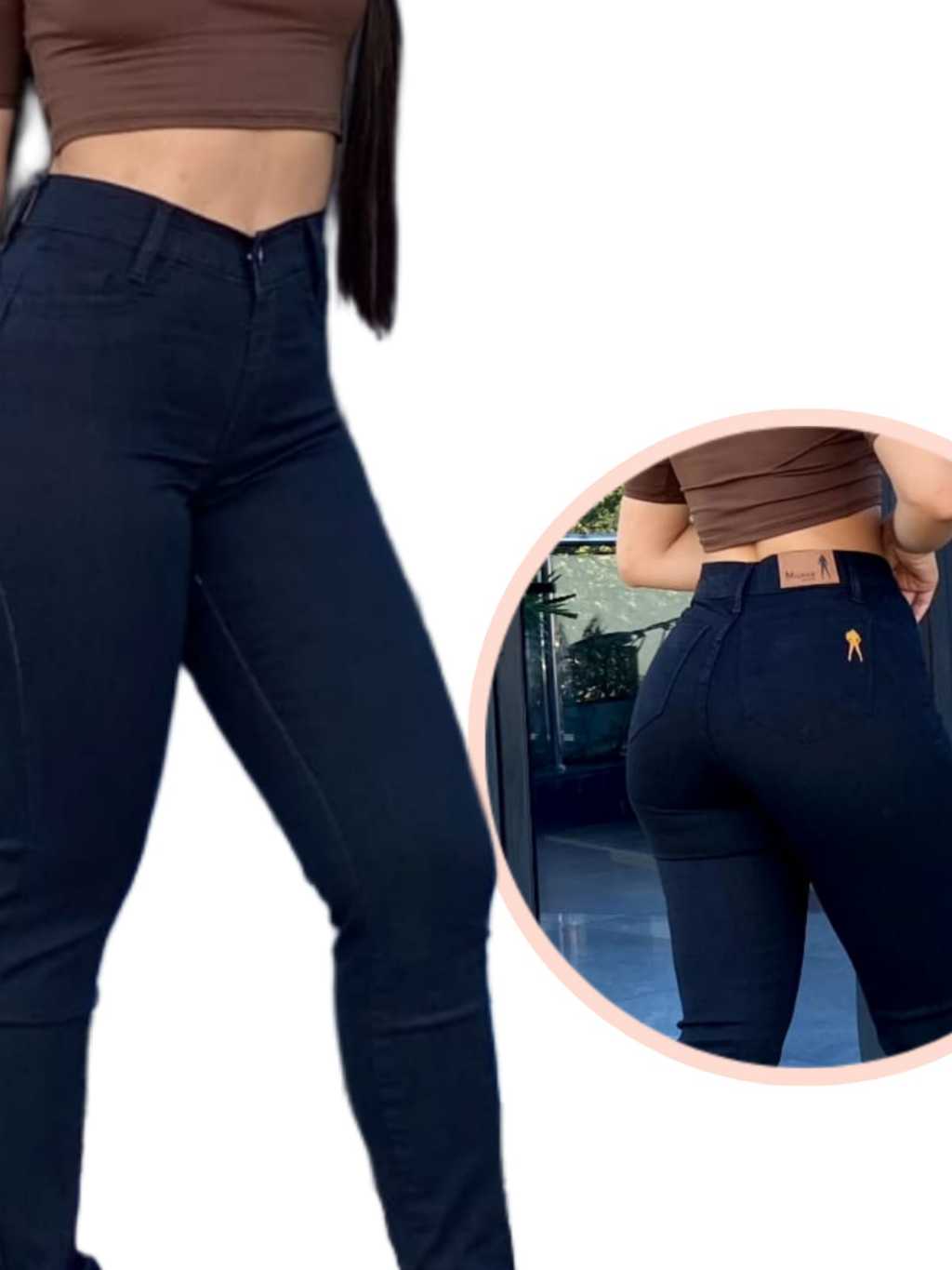 Calça Feminina reta com Elastano | Shopee Brasil
