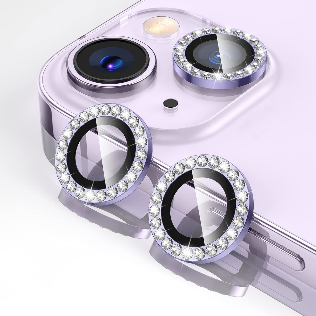 Kit Lente Película De Câmera Diamante Para Iphone 13 Pro Max
