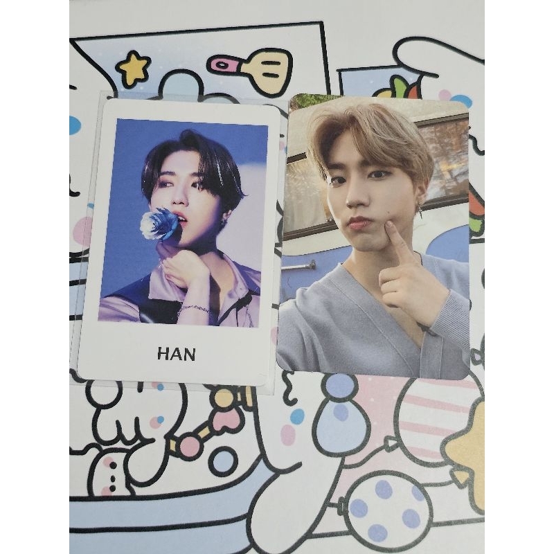 stray kids photocard noeasy Han , seungmin , i.n + 1 polaroid