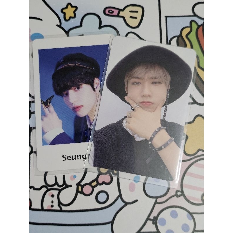 stray kids photocard noeasy Han , seungmin , i.n + 1 polaroid