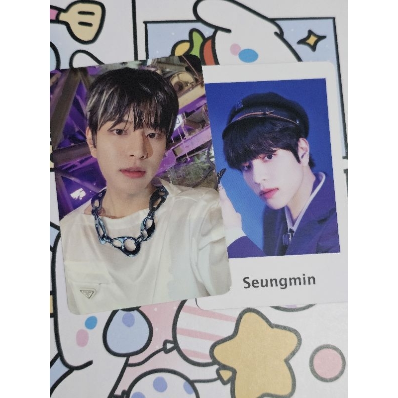 stray kids photocard noeasy Han , seungmin , i.n + 1 polaroid