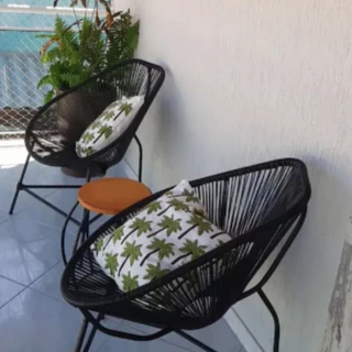 Kit 1 ou 2 Cadeiras Poltrona Acapulco Sala Área De Lazer Jardim