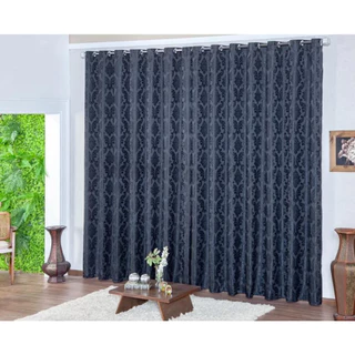Cortina Jacquard 6,00 x 2,80 Para Sala e Quarto Várias Cores