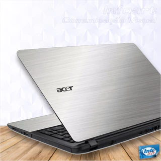 Adesivo Skin Película Proteção para Notebook Acer Aspire Nitro 5 An515-55-59t4 15,6" - Tampa + Logo Acer em recorte