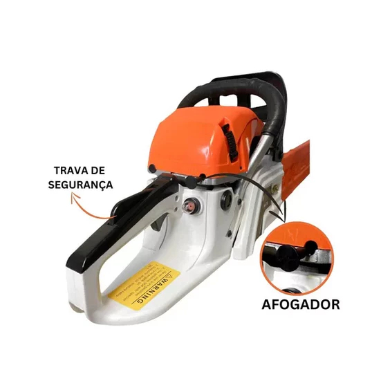 Motosserra A Gasolina Potente 78cc 2Tempos Nakasaki Envio Imediato