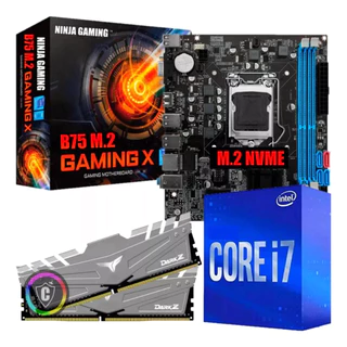 Kit Upgrade Gamer - Intel Core i7 3.8Ghz + Placa Mãe B75 + 16GB de RAM