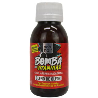 Óleo Capilar Blend de Óleos Bomba de Vitaminas SOS NatuHair 60ml