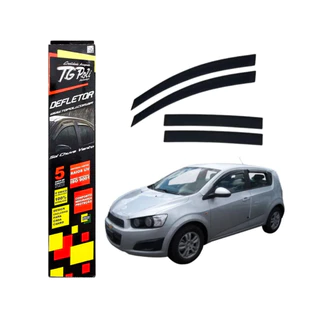 Kit Calha De Chuva Defletor Chevrolet Sonic Hatch 11/15 Fumê 4 Portas em Oferta na Shopee
