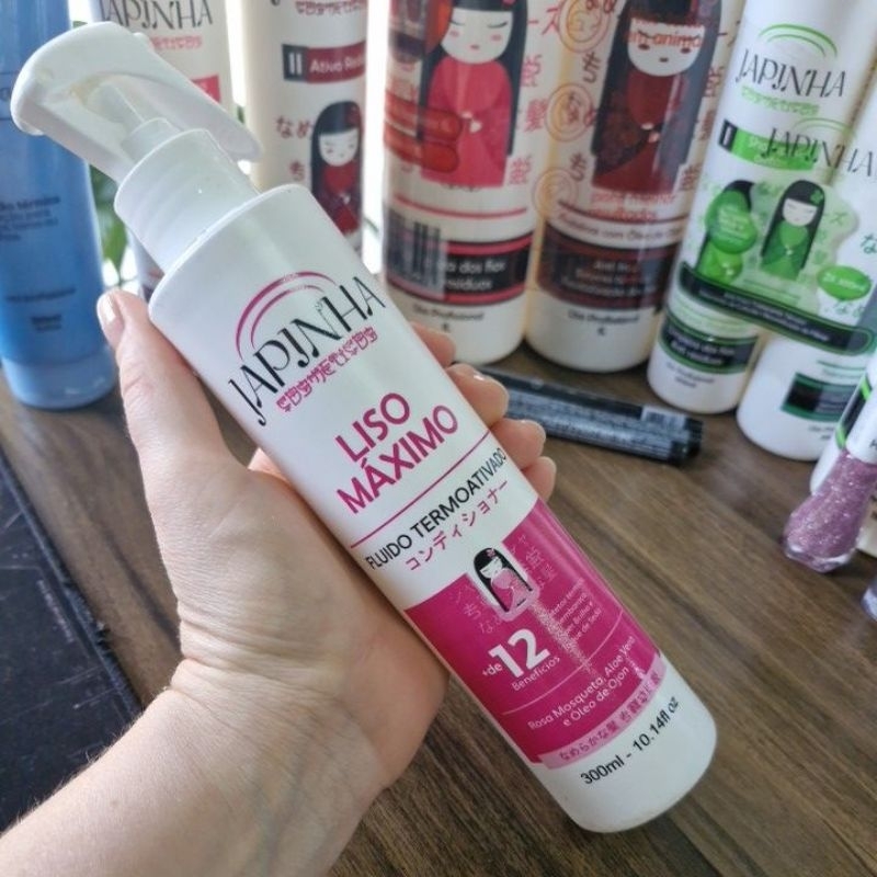 Japinha - Fluído Termo ativo Extra Liso 300ml - 12 benefícios