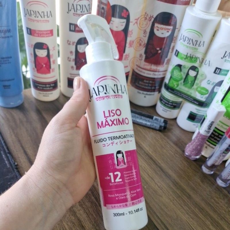 Japinha - Fluído Termo ativo Extra Liso 300ml - 12 benefícios