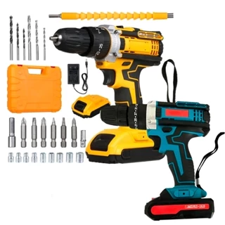 Parafusadeira Furadeira Bivolt 2 Baterias 36v Profissional