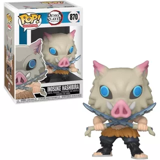 Funko Pop Boneco Demon Slayer - Inosuke Hashibara #870 Colecionador Geek - A Pronta Entrega!