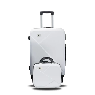 Conjunto Mala De Viagem ABS de 9kg ou 23kg Rodinha e Cadeado + Frasqueira