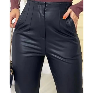 Calça Courino Social Casual