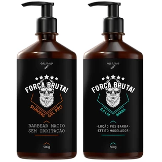 BALM PARA BARBA - FORÇA BRUTA + SHAVING, 500ml