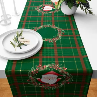 CAMINHO TRILHO DE MESA DECORAÇÃO DE NATAL 110X35CM NOEL ENVIO RÁPIDO!!