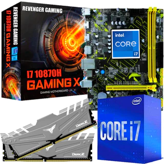 Kit Upgrade Décima Geração - Intel Core i7 5.0Ghz + Placa Mãe + 32GB DDR4