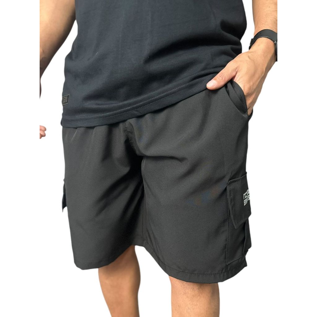 Bermuda Cargo shorts Elastic Bolso Lateral