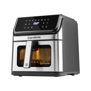 Fritadeira Air Fryer Gradiente Oven Digital Sem Óleo Cor Preto