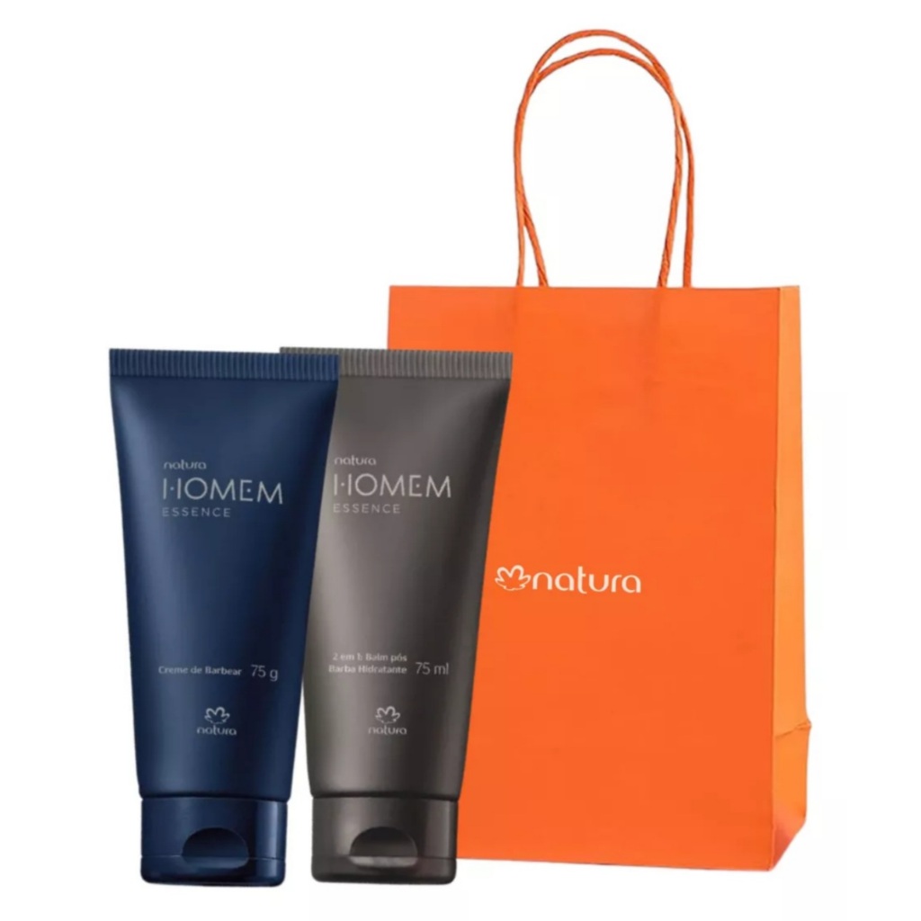 Presente Natura Homem Essence Kit De Barbear | Shopee Brasil