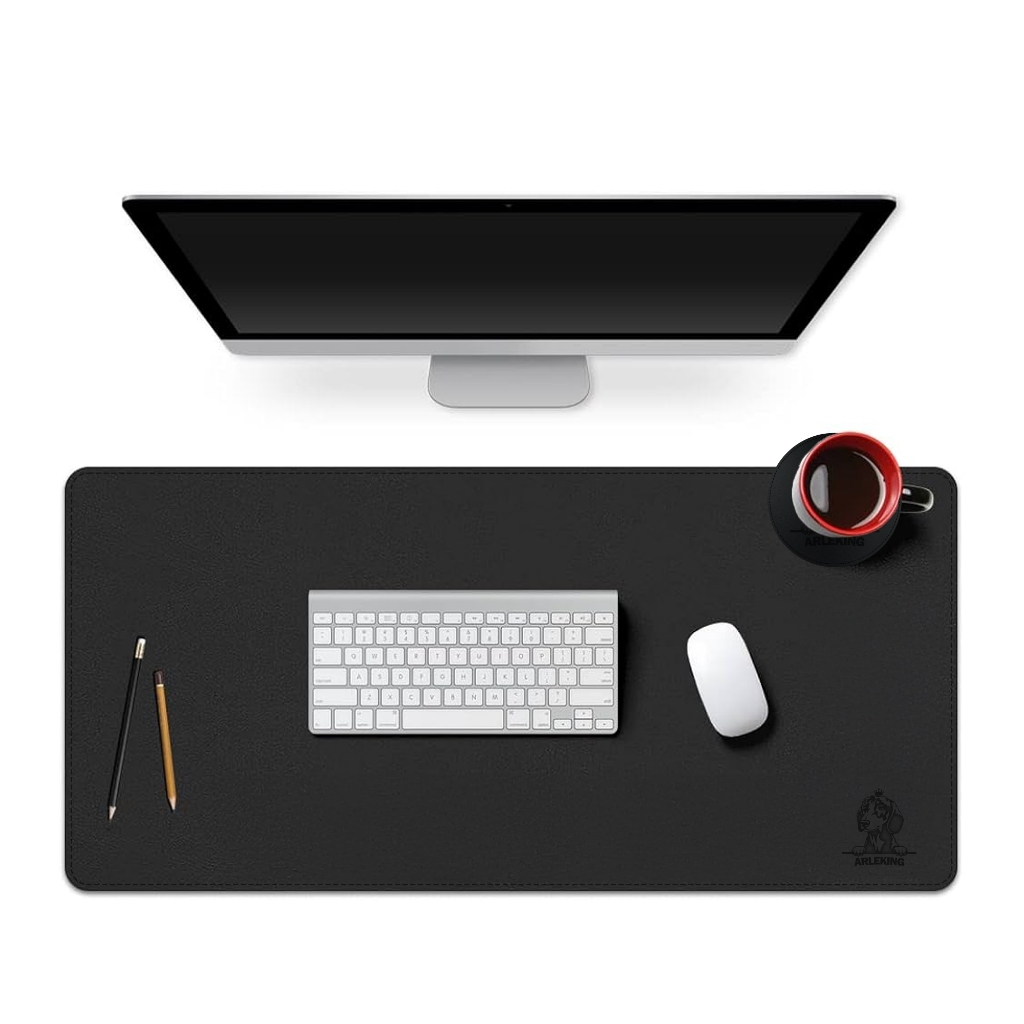 Mouse Pad Gamer Preto 90X40 Profissional Deskpad Para Jogo Trabalho Casual